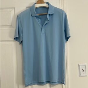 G/FORE Sky Blue custom short sleeve Polo Golf Shirt in Men’s size M